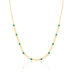 Ember Emerald Necklace