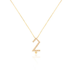 Eternal Trace Vertical Necklace