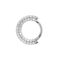 Double-row Diamond Stud (Single) from Fabula Jewels Store