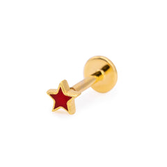 Fabula Star Enamel Stud (Single)