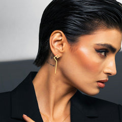 Golden Pulse Earrings (Single)