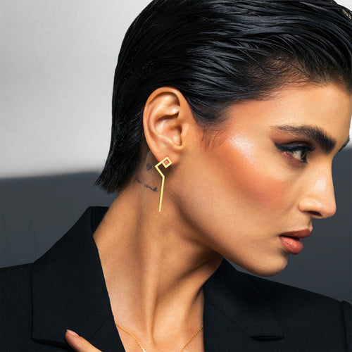 Golden Pulse Earrings (Single)