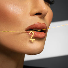 Eternal Trace Vertical Necklace