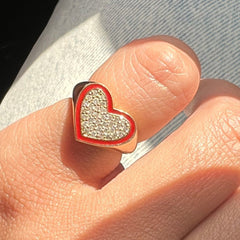 Red Heart Cupid Ring rom Fabula Jewels