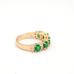 Emerald Eternal Ring - Fabula Jewels