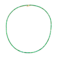 Emerald Tennis Necklace