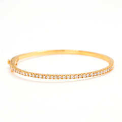 Gold Diamond Bangle