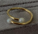 Pearl Twist Ring.