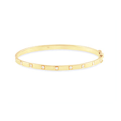 Stackable Bangle (9 Diamonds)