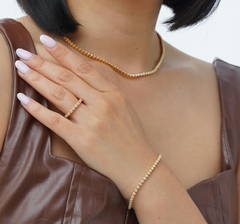 Lab Grown Diamond - Bezel Bracelet