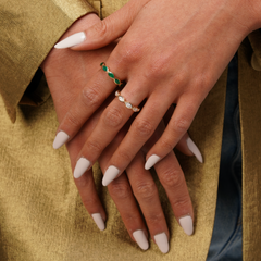 Lab Grown Diamond - Marquise Eternity Ring - Fabula Jewels Store