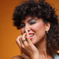 Ember Green Enamel Ring from Fabula Jewels Store in Dubai