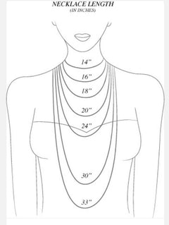 Superstar diamond Necklace Length in Inches