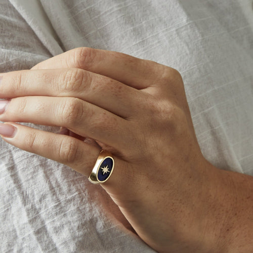 Fabula Starburst Enamel Ring