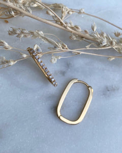 Fabula Jewels Paperclip Earrings