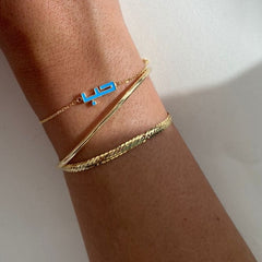 Fabula Name Enamel Bracelet