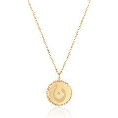 Bubbled Coin Necklace - Fabula Jewels Store