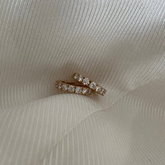 Pair of Bling Diamond Earrings - Fabula Jewels Store