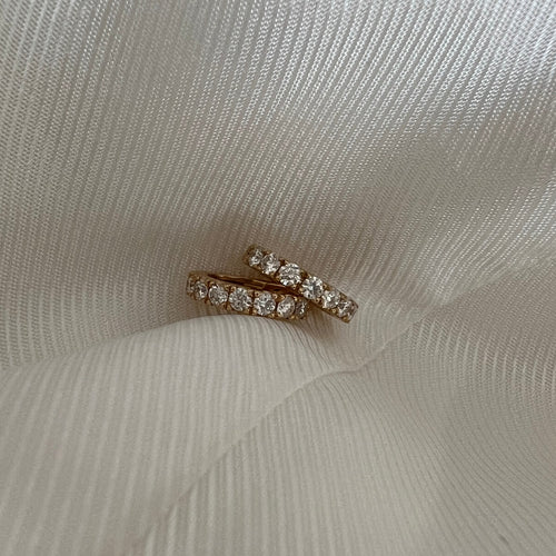 Pair of Bling Diamond Earrings - Fabula Jewels Store