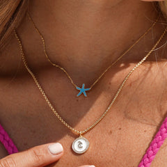 Enamel Coin Necklace from Fabula Jewels