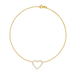 Heart Diamond Bracelet from Fabula Jewels Store