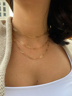 Paperclip Necklace Fabula Jewels Store