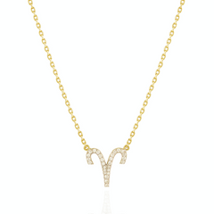 Diamond Horoscope Necklace