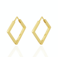 Slim Square Earrings