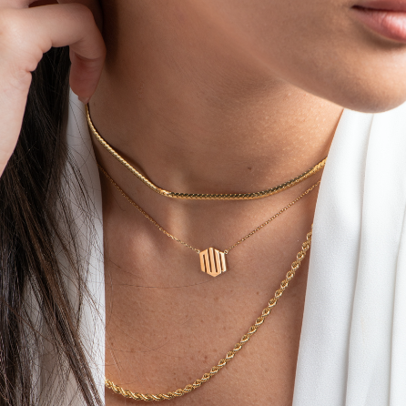 Jalalah Gold Necklace - from Fabula Jewels