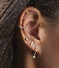 Pair of Diamond Droplet Hoops