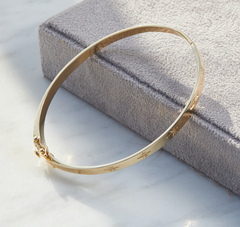 Gold Northern Star Bangle