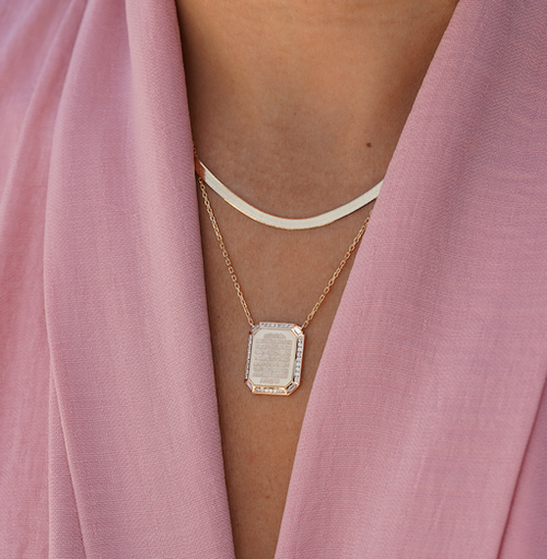 Diamond Ayet AlKursi Necklace