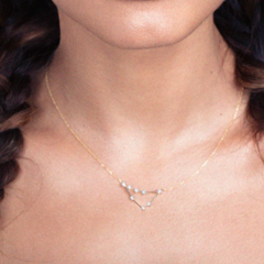 Capricorn Constellations Necklace from Fabula Jewels store