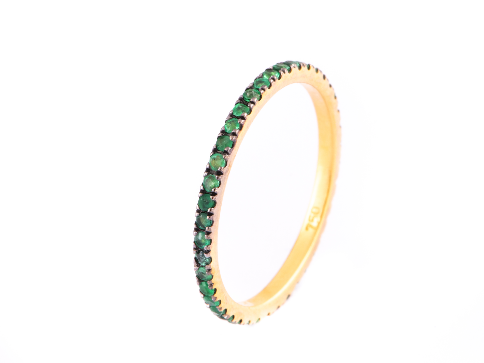 Skinny Emerald Ring