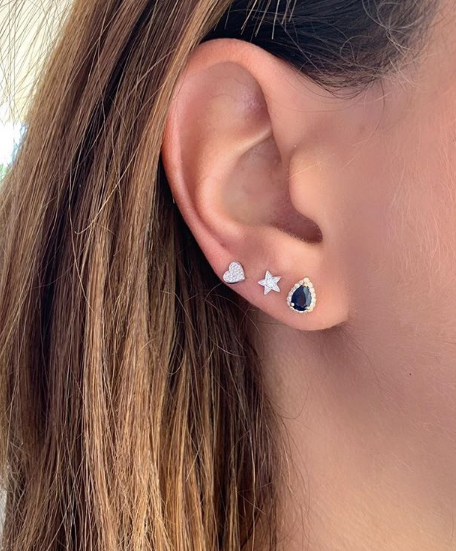 Fabula Jewels Diamond Star Stud (single)