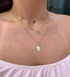 Moon Phase Gold Choker - Fabula Jewels Store