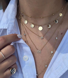 Moon Phase White Diamond Choker - Fabula Jewels Store