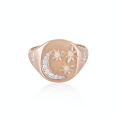 Starry Night coin ring