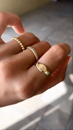 Fabula Gold Northern Star Ring