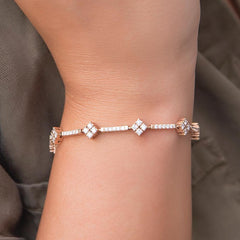 Stunner Tennis Diamond Bracelet - Fabula Jewels