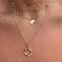 Stunning Diamond Sunshine Necklace