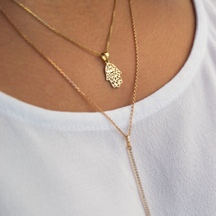 Hand of Fatima Necklace from Fabula Jewels