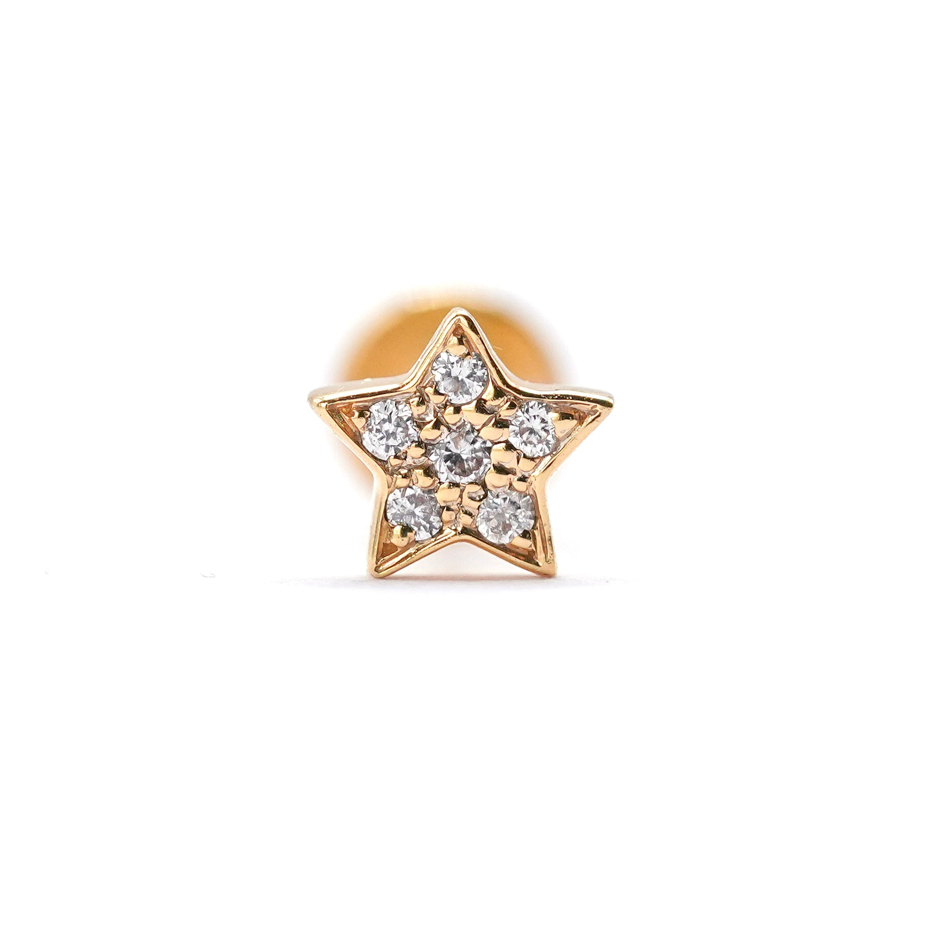 Twinkle Diamond Star Stud  (single)