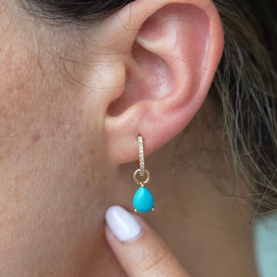 Maldives Pear Earrings