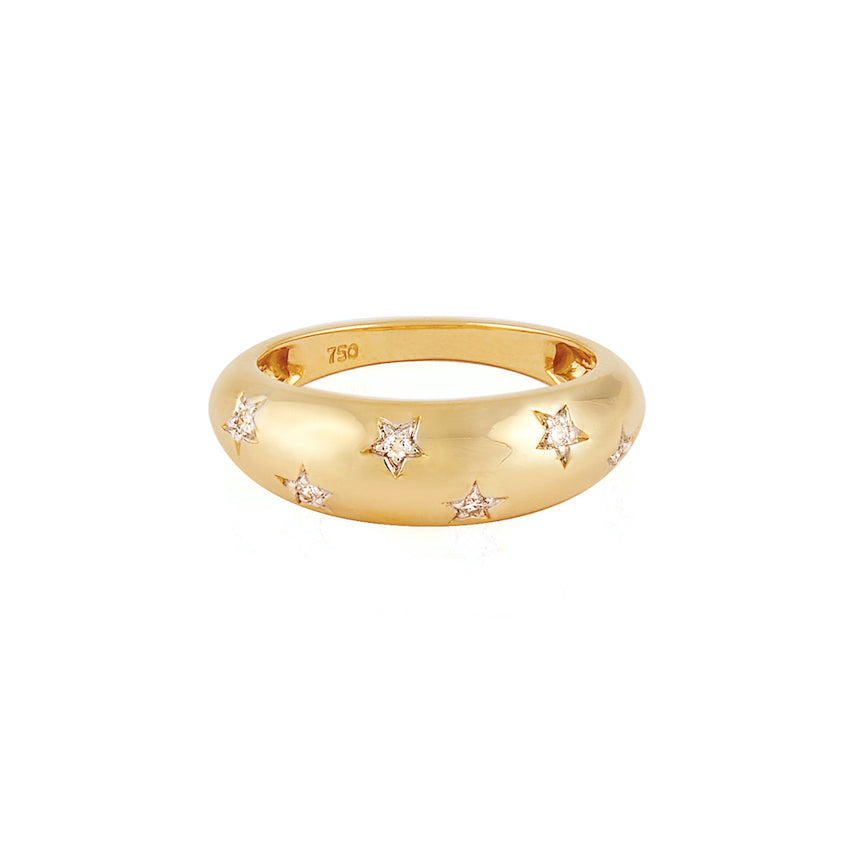 Gold star deals ring