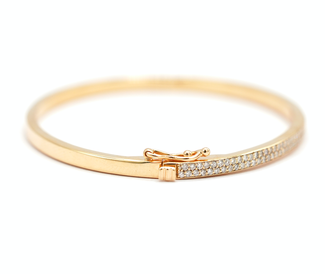 Double Diamond Bangle