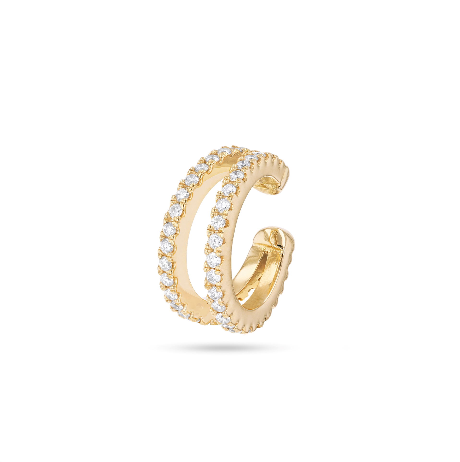 Diamond hotsell cuff earrings