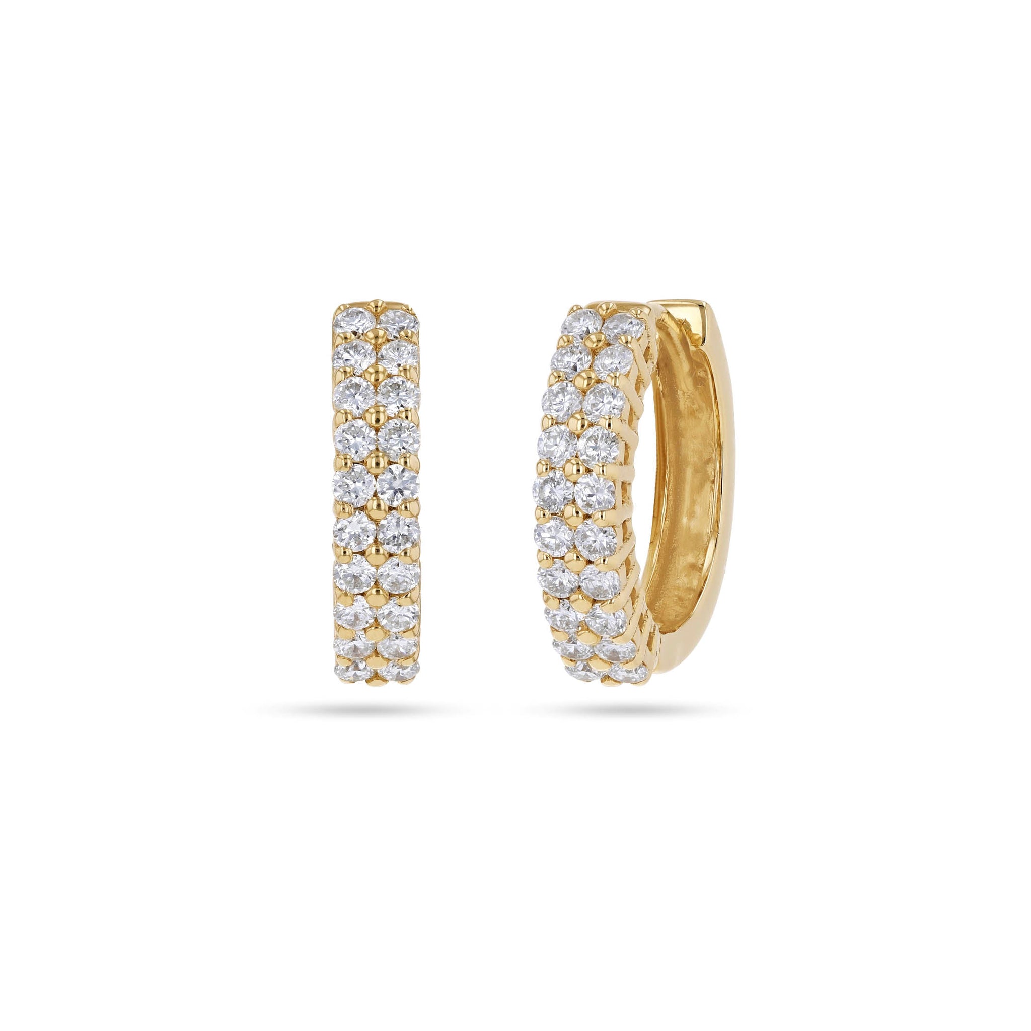 Double Diamond Hoops