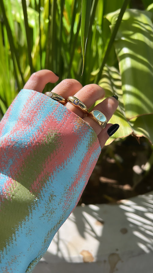 Gold Sunshine Dome Ring from Fabula 