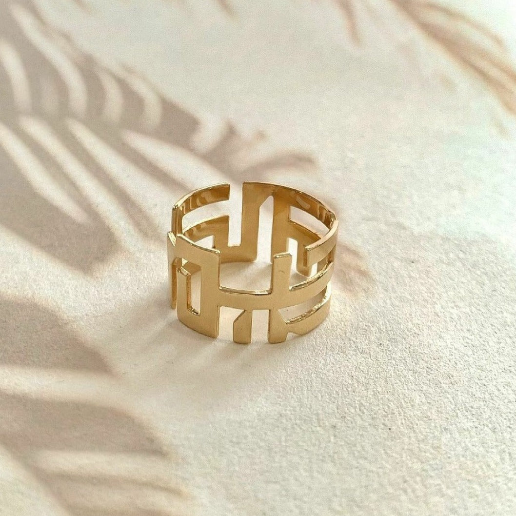 Two Name Kufi Ring